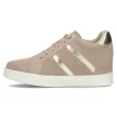 Beżowe skórzane sneakersy damskie FILIPPO DP3549/22