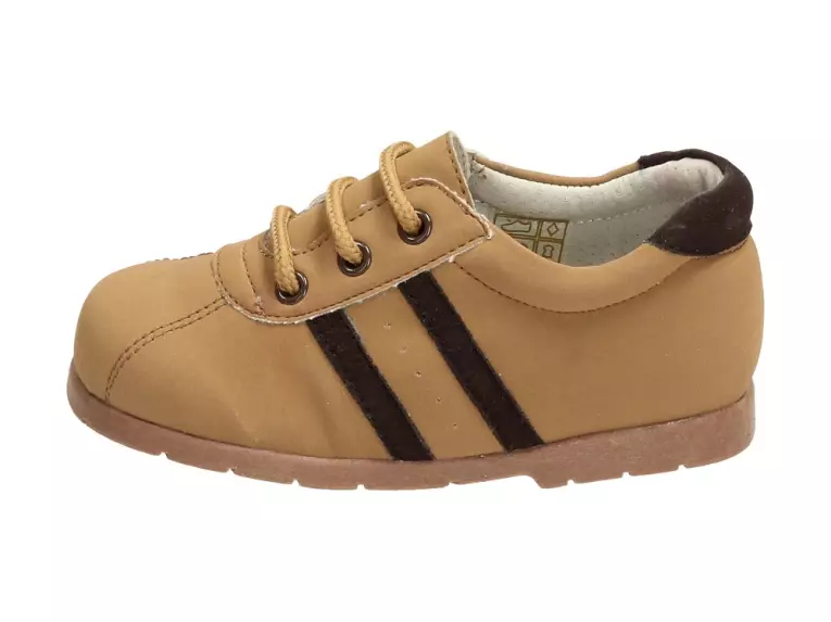 Półbuty buty dziecięce Picco 1370 Tan/byown