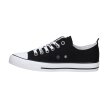 Czarne tekstylne trampki damskie BIG STAR KK274102