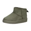 Ciepłe, lekkie botki damskie, niskie śniegowce BIG STAR KK274292 KHAKI