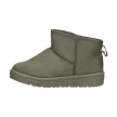 Ciepłe, lekkie botki damskie, niskie śniegowce BIG STAR KK274292 KHAKI