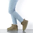 Ciepłe, lekkie botki damskie, niskie śniegowce BIG STAR KK274292 KHAKI