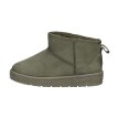 Ciepłe, lekkie botki damskie, niskie śniegowce BIG STAR KK274292 KHAKI