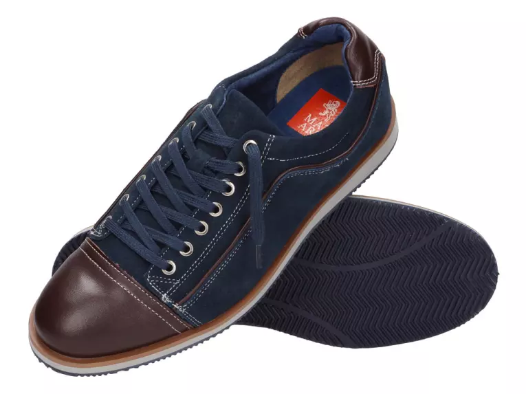Półbuty buty męskie skórzane MazAro Sh47-8