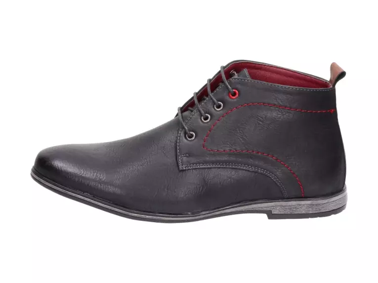Czarne eleganckie botki męskie Badoxx 7274