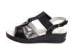 Czarne skórzane sandały damskie FILIPPO DS1417