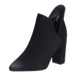 Czarne botki damskie SABATINA DM21-51 NUBUK