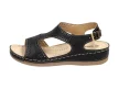 Czarne sandały, buty damskie Sabatina 25133