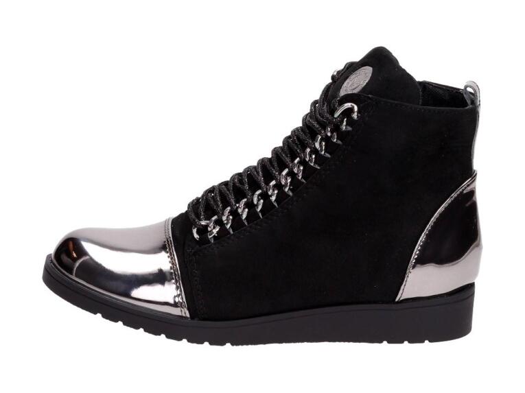Czarne sneakersy, buty Vices 1044a-1