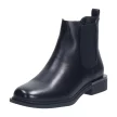 Czarne sztyblety damskie, botki SERGIO LEONE BT430 PU