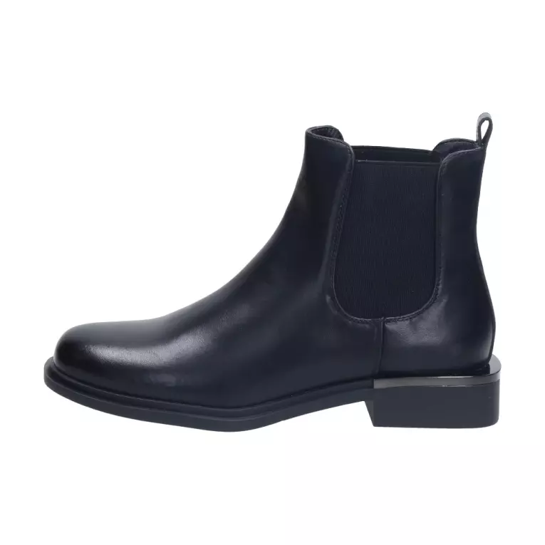 Czarne sztyblety damskie, botki SERGIO LEONE BT430 PU