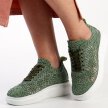 Zielone przewiewne sportowe buty damskie SUZANA 1119