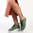 Zielone przewiewne sportowe buty damskie SUZANA 1119