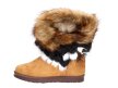 Ciepłe botki damskie Kylie Crazy 506 Camel