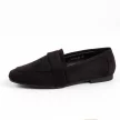 Czarne zamszowe loafersy, mokasyny damskie La.Fi 017B-SU