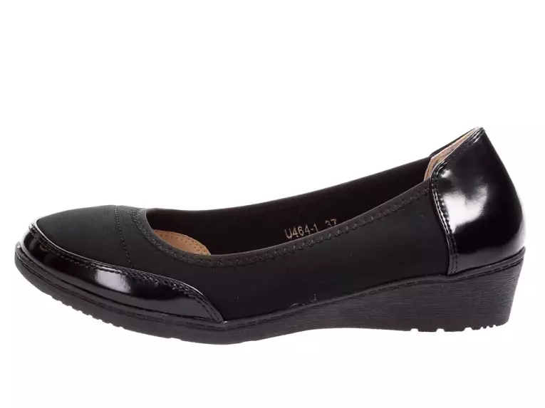 Czarne wygodne buty damskie Vices U464-1