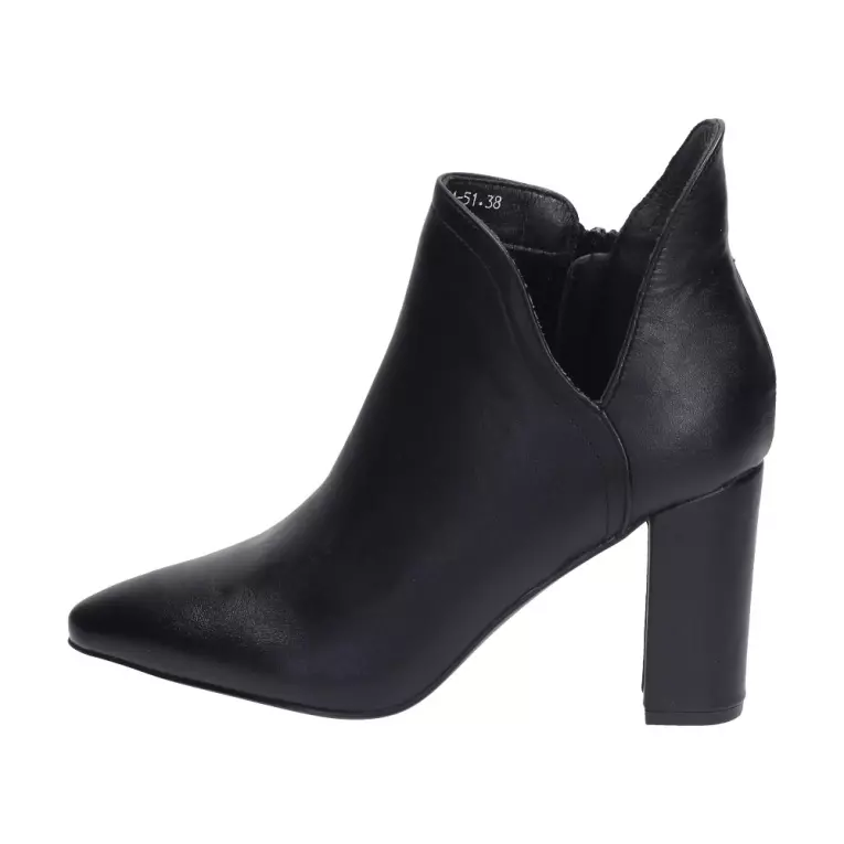 Czarne botki damskie SABATINA DM21-51 PU