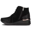 Czarne sneakersy damskie FILIPPO DP1504/21 SKÓRA