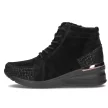 Czarne sneakersy damskie FILIPPO DP1504/21 SKÓRA