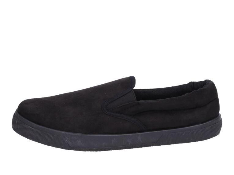 Slip On Tenisówki eko zamsz Wishot 098 Bk