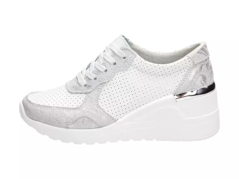 Białe sneakersy damskie S.BARSKI 92105 SL