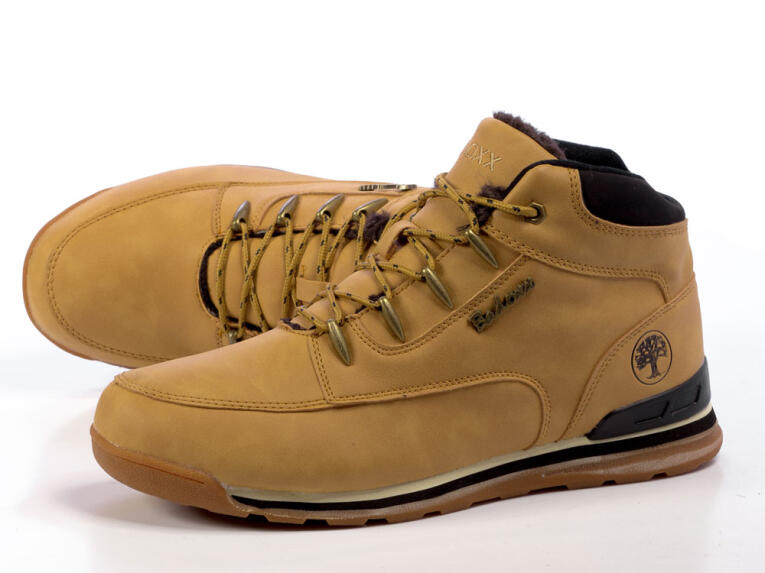 Śniegowce męskie, botki Badoxx 6704 Camel