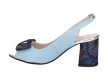 Niebieskie POLSKIE sandały damskie SUZANA 1450