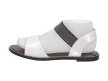 Srebrne sandały damskie S.BARSKI 934-19