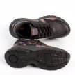 Czarne sneakersy półbuty damskie NAVY DOT 66001