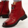Czerwone botki damskie Jezzi 2501-7