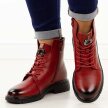 Czerwone botki damskie Jezzi 2501-7
