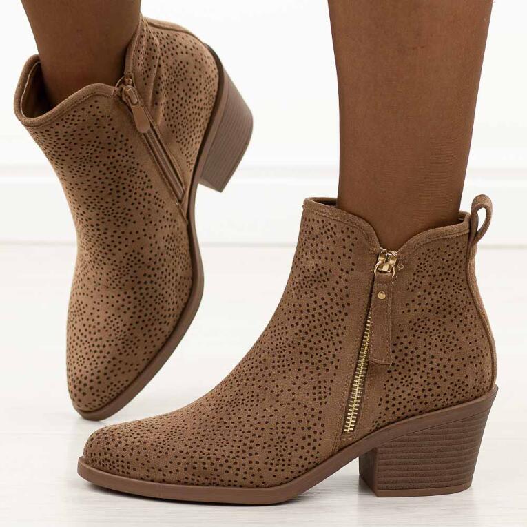 Coffee jesienne botki damskie, kowbojki S.Barski 52-538