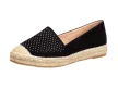 Czarne espadryle damskie S.Barski Rs-c74