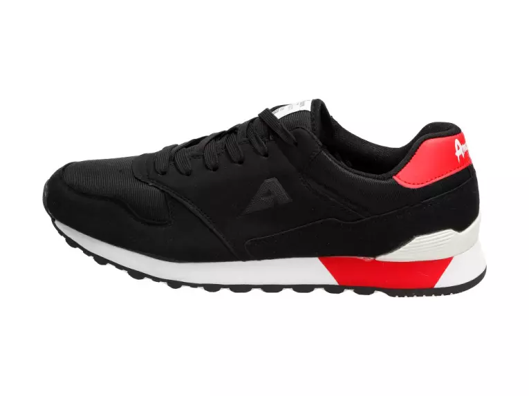 Czarne sportowe buty męskie American Club 1757