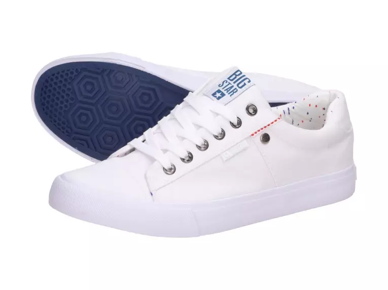 Białe tenisówki męskie BIG STAR AA174097