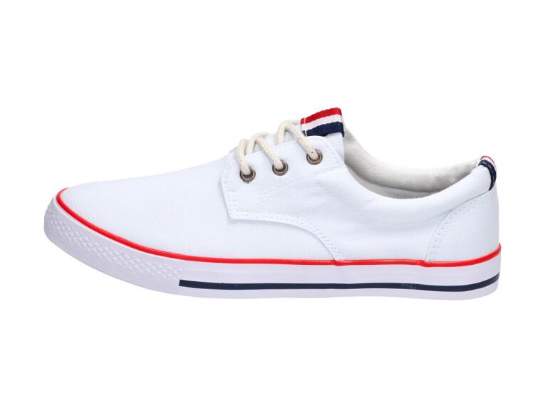 Białe trampki, buty męskie Wishot 113