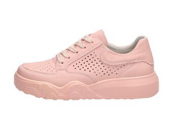 Różowe sneakersy damskie VINCEZA 8700 SKÓRA