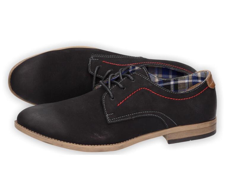 Pantofle, buty męskie czarne Wishot 280
