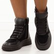 Czarne skórzane botki damskie Filippo Dbt7270/25