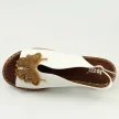 Białe sandały damskie z motylem Jezzi 2266-10