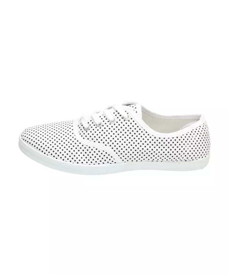 Białe trampki damskie Cotton Club Lh03
