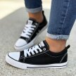 Czarne trampki damskie AMERICAN CLUB LH09 LH20