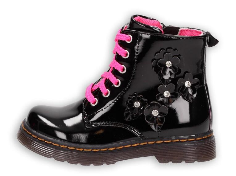 Glany buty dziecięce American Club 14247bk