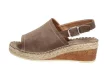 Sandały damskie S.Barski 103-17 Koturna Khaki