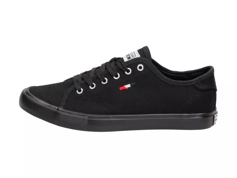 Czarne trampki damskie AMERICAN CLUB LH57/21