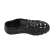 Czarne niskie lakierowane trampki damskie na traperze BIG STAR KK274044
