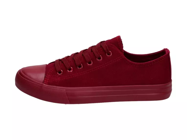 Bordowe trampki, buty damskie Atletico 18913