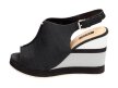 Czarne sandały, buty damskie VICES 1208-1
