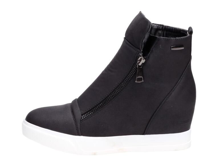 Czarne sneakersy, buty damskie Vinceza 2102
