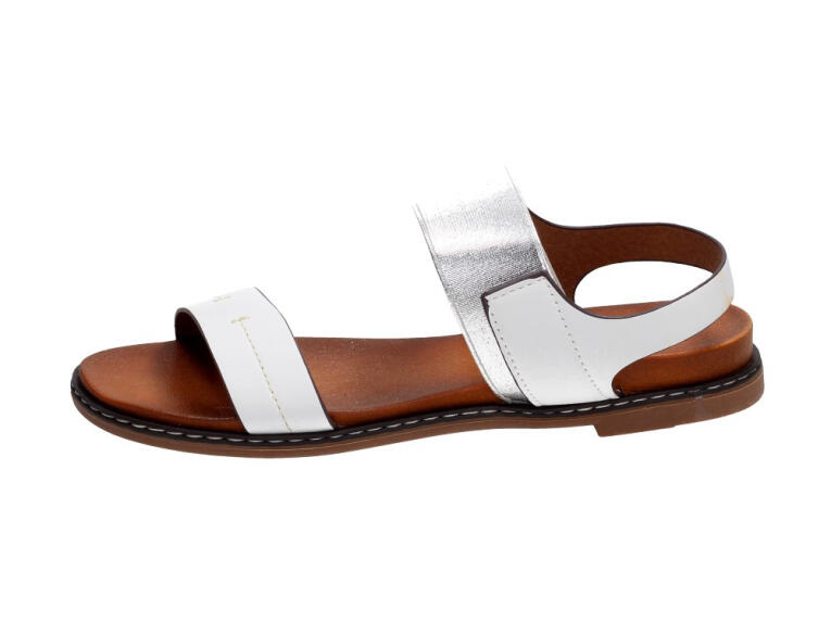 Białe sandały damskie SERGIO LEONE SK014